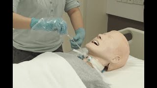 SF Nursing Trach Care Part 1 Suction [upl. by Ettenel]