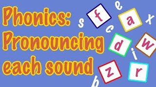 English Letter Pronunciation  Phonics [upl. by Ragouzis]