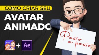 Como criar o seu Avatar animado no aplicativo Zepeto  After Effects  PASSO A PASSO [upl. by Aicitel131]