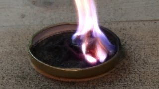 Potassium Permanganate and Glycerol Glycerin fire [upl. by Tirrej]