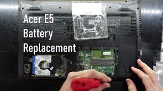 Acer E5 575 Battery Replacement and Upgrade Options [upl. by Jacie2]