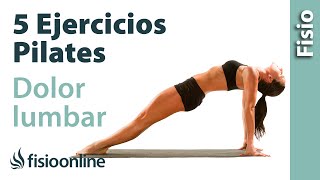 5 ejercicios de Pilates para dolor lumbar [upl. by Akerdnahs]