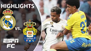 Real Madrid vs Las Palmas  LALIGA Highlights  ESPN FC [upl. by Eronaele]