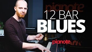 12 Bar Blues Piano Lesson [upl. by Ellwood975]