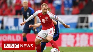 Christian Eriksen in stable condition after Euro 2020 cardiac arrest  BBC News [upl. by Kacerek639]