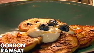 Gordon Ramsays Top Three Pancake Recipes [upl. by Atauqal]