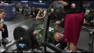 Stephen Paea Breaks Bench Press Record with 49 Reps  2011 NFL Combine [upl. by Keyte]