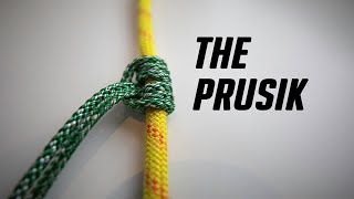 Climbing Basics How to tie THE PRUSIK KNOT [upl. by Kobylak777]