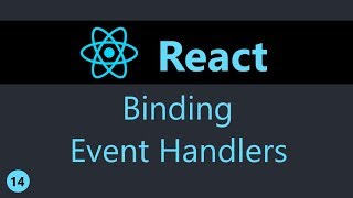 ReactJS Tutorial  14  Binding Event Handlers [upl. by Nnaeirrac507]