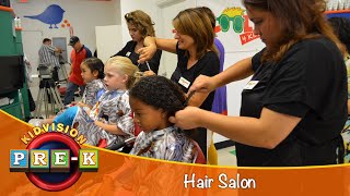 Hair Salon  Virtual Field Trip  KidVision PreK [upl. by Mccreary541]