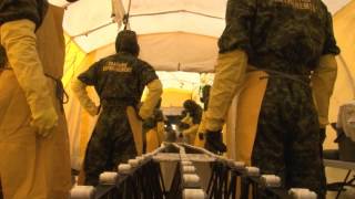 CBRN Decontamination Practice [upl. by Schlosser285]