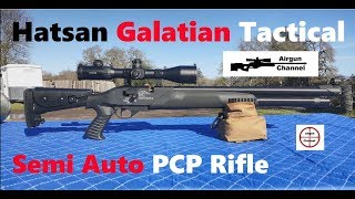 Hatsan GALATIAN TACTICAL SemiAuto Review amp Accuracy Testing [upl. by Noreg979]