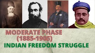 Moderate Phase 18851905  Period of Moderate  Indian Freedom Struggle  Indian Council Act 1892 [upl. by Maggee423]