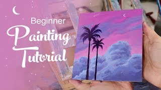 Acrylic Painting Tutorial  For Beginners [upl. by Farnsworth162]