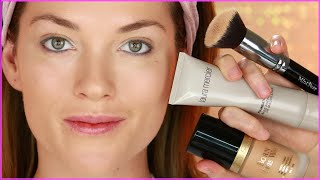 How to Apply Foundation For Beginners with a Foundation Brush [upl. by Bazil]