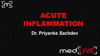 Acute inflammation [upl. by Eibor]