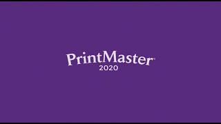 PrintMaster 2020 Tutorials  Print a Card [upl. by Iroak]