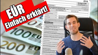 EÜR einfach erklärt EinnahmenÜberschussRechnung ausfüllen inkl ExcelVorlage  Kleinunternehmer [upl. by Retla]