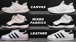 HOW TO CLEAN EVERY TYPE OF SNEAKER  My Process [upl. by Duthie]