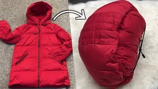 How To Pack It Down Jackets and Outerwear Neatly [upl. by Iny440]