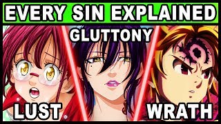 Every Characters Sin Explained Seven Deadly Sins  Nanatsu no Taizai [upl. by Anastatius936]