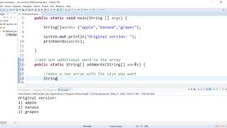 Adding Elements to an Array in Java [upl. by Therese886]