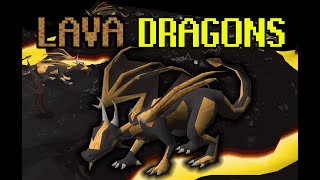 OSRS Lava Dragons Location Wilderness  Safe Spot [upl. by Knighton996]