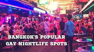 BANGKOK GAY STREET Silom Soi 4 Thailand Nightlife [upl. by Ennaerb282]