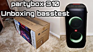 JBL PARTYBOX 310  Unboxing amp Basstest [upl. by Akeret]