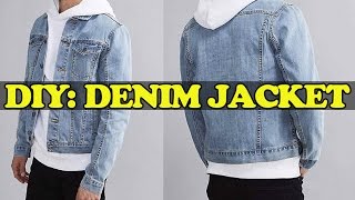 DIY Denim Jacket from Scratch [upl. by Elfstan]