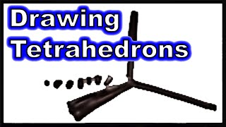 How to Draw Tetrahedrons [upl. by Divadnhoj567]