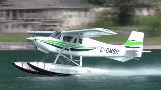 Murphy SR2500 Super Rebel Seaplane Takeoff [upl. by Aihsinyt]