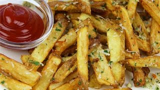 Garlic Parmesan Fries Recipe  CaribbeanPot com [upl. by Guilbert129]