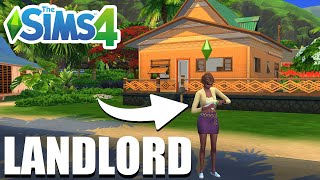 How To Become A Landlord For Rent  The Sims 4 [upl. by Cenac699]