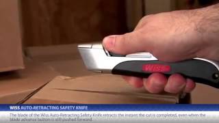 Wiss Safety Knife – AutoRetracting Utility Knife [upl. by Sebastien]