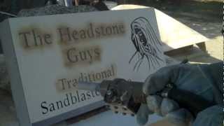 Traditional Sandblasting PERFECT Headstones [upl. by Auhsuoj]