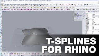 How to use Tsplines for Rhino [upl. by Adniralc]