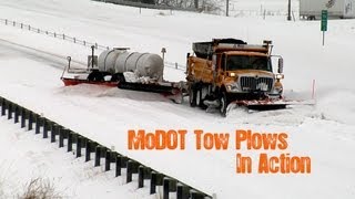 MoDOT Tow Plows In Action [upl. by Neufer]