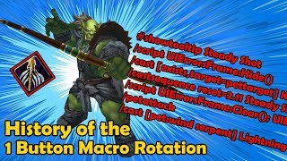 History of The 1 Button Macro Hunter Rotation In TBC [upl. by Ynnoj]