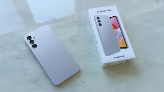 Samsung Galaxy A14 Unboxing  Silver Color  ASMR [upl. by Chappelka]