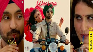 WAAREYA Full Screen Status  Suraj Pe Mangal Bhari Diljit D Fatima S  Javed M Vibhor P Shorts [upl. by Schramke]