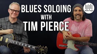 Blues Soloing Over Chords With Session Guitarist  Tim Pierce  Guitar Lesson [upl. by Roarke328]