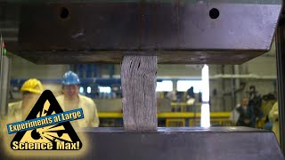 Science Max  HYDRAULIC PRESS  GIANT EXPERIMENTS [upl. by Reteip462]