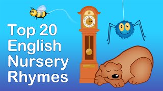 TOP 20 ENGLISH NURSERY RHYMES  Compilation  Nursery Rhymes TV  English Songs For Kids [upl. by Aihsak909]