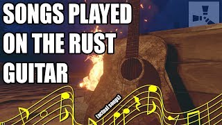 Songs Played on the RUST GUITAR actual songs [upl. by Egag540]