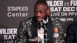 DEONTAY WILDERS FULL POST FIGHT PRESS CONFERENCE  WILDER VS FURY POST FIGHT [upl. by Itaws]