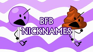 BFB Characters If They Were Their Nicknames [upl. by Liddy]