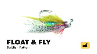 Fly Tying Tutorial Float amp Fly Baitfish Pattern [upl. by Eleni]