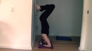 Headstand Tutorial  3 levels from Beginner to Intermediate  Anita Goa [upl. by Eltsyrhc]