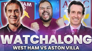 West Ham vs Aston Villa  Live Watchalong [upl. by Gunilla]